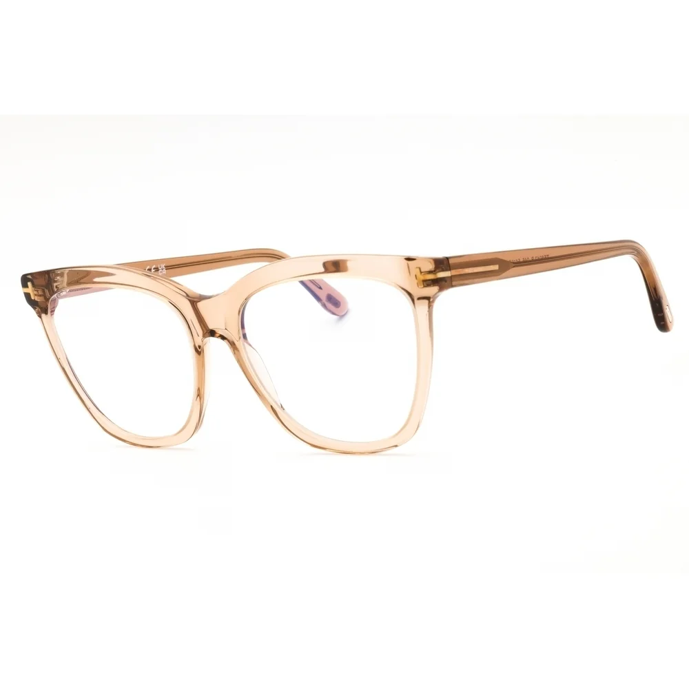 NWT Tom Ford FT6042-B Light Brown Cat Eye 54mm Eyeglasses